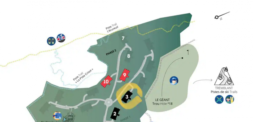 Condo to rent in Mont-Tremblant (Verbier)